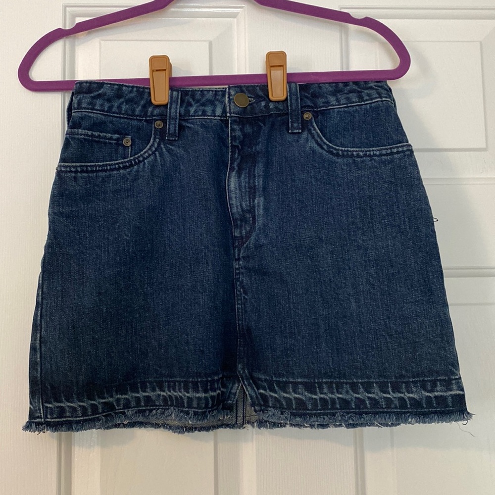 Free People Jean Skirt